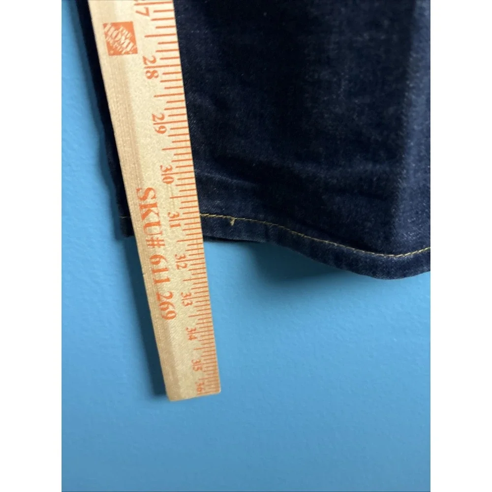Levi's 569 Jeans Mens 38x32 Blue Wide Loose Bootcut Whiskers Faded Casual Denim